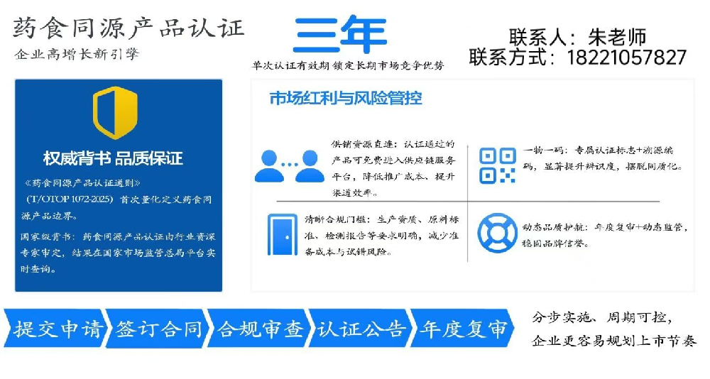 药食同源产品认证证书是什么?企业如何申请认证?